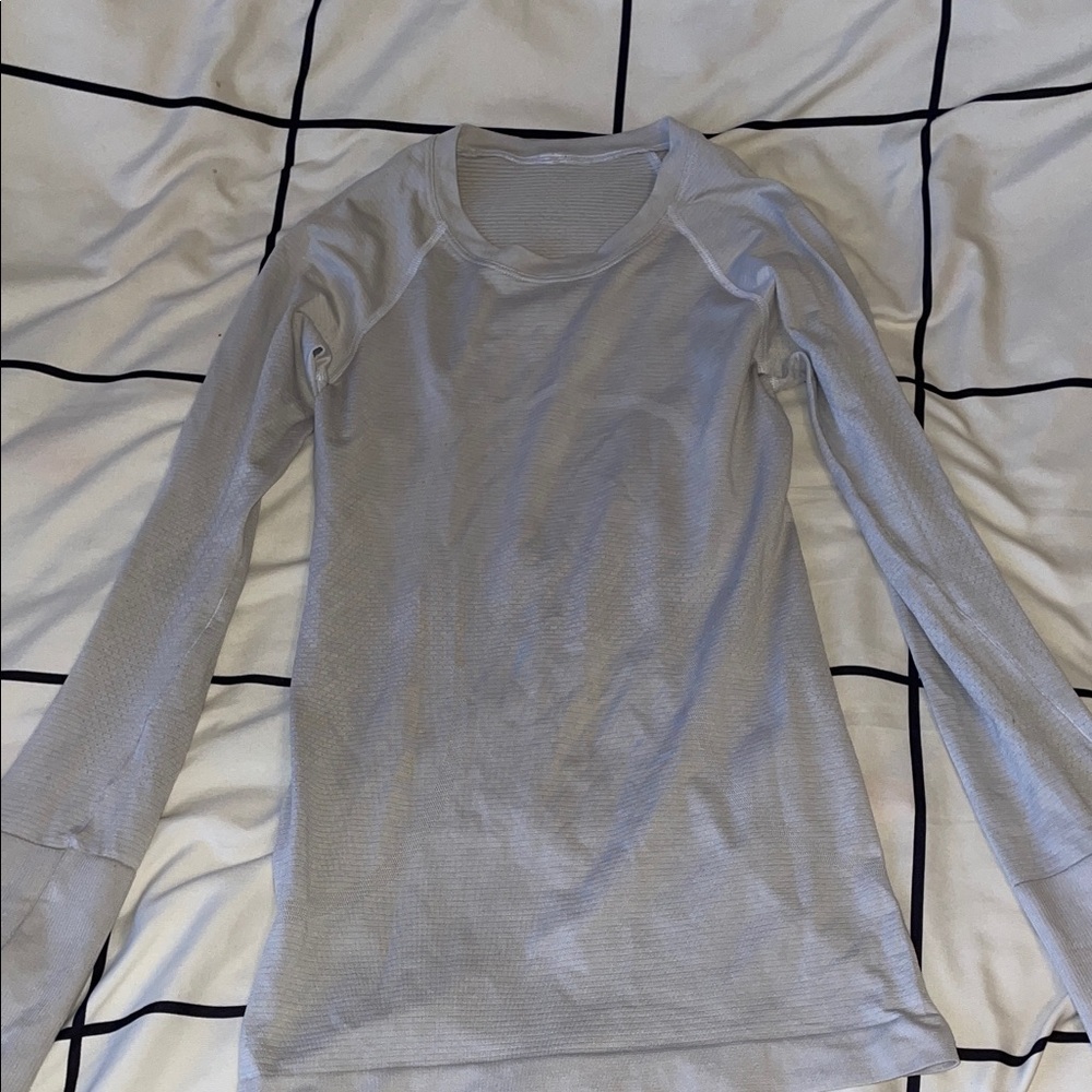lululemon athletica Gray Long Sleeve Top